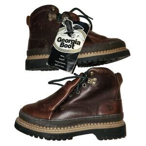 Women's Georgia Boots G3354 Steel Toe EH Met Guard Boots 8.5